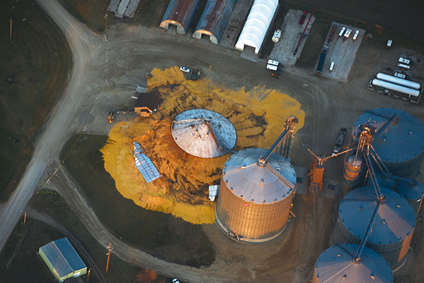 Grain Bin Collapse